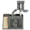 omnihaven all in one smart rgb cat tree & hidden litter box enclosure