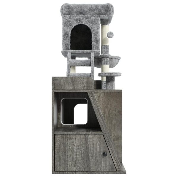 omnihaven all in one smart rgb cat tree & hidden litter box enclosure omnihaven all in one smart rgb cat tree & hidden litter box enclosure