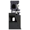 omnihaven all in one smart rgb cat tree & hidden litter box enclosure