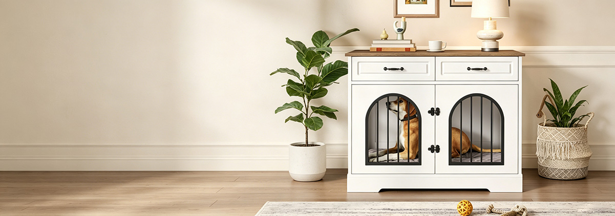 OmniHaven Home-dog cabinet