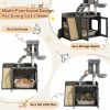 omnihaven all in one smart rgb cat tree & hidden litter box enclosure