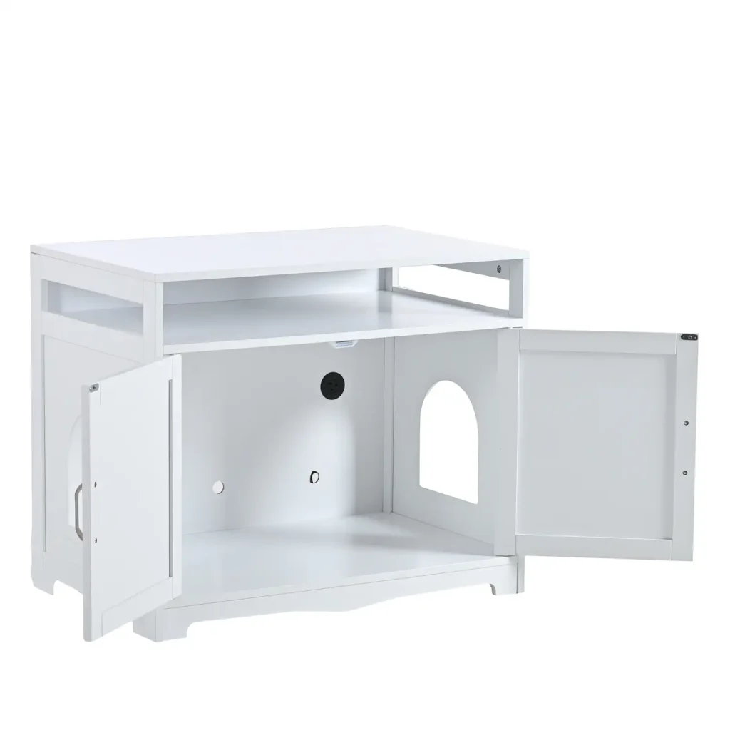 enclosed cat litter box furniture for cats