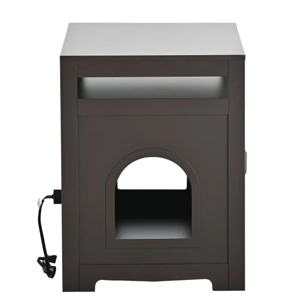 modern cat litter box furniture side table