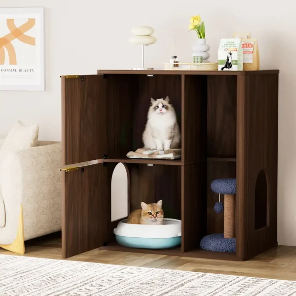 C6wooden cat Cabinet